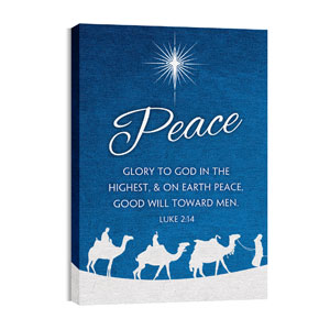 Advent Peace 24in x 36in Canvas Prints
