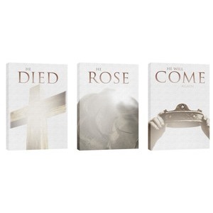 Truth Triptych 24in x 36in Canvas Prints