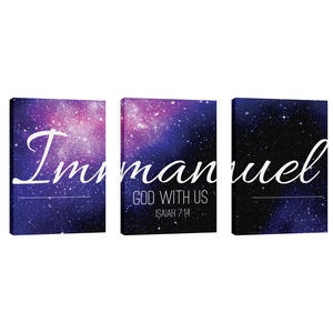 Immanuel Isaiah 7:14 24in x 36in Canvas Prints
