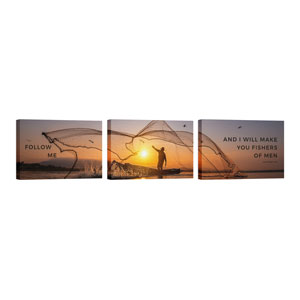 Follow Me Fishers of Men 24in x 36in Canvas Prints