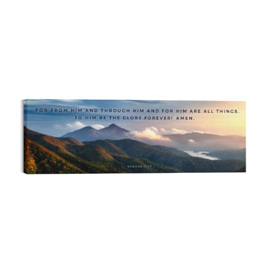 For Him Are All Things 60in x 20in Canvas Prints