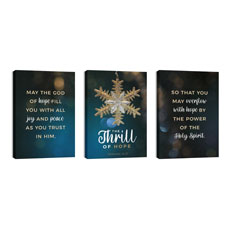 Thrill Of Hope Triptych 