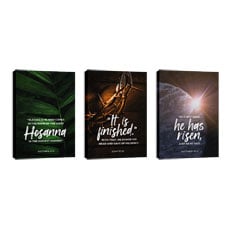 Easter Holy Week Triptych 
