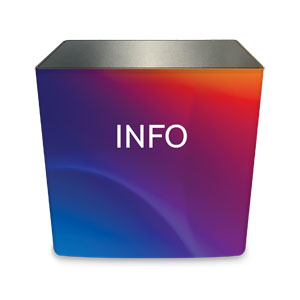 Glow Info Counter Sleeve Large Rectangle