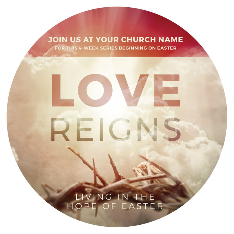 InviteCards, Easter, Love Reigns, 4 Circle