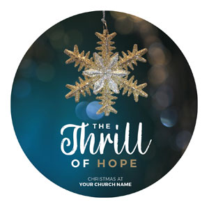 Thrill Of Hope Circle InviteCards 