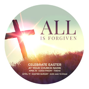 All Is Forgiven Circle InviteCards 