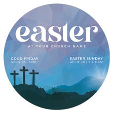 Easter Mosaic Crosses 