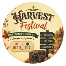 Harvest Festival Sign Post 