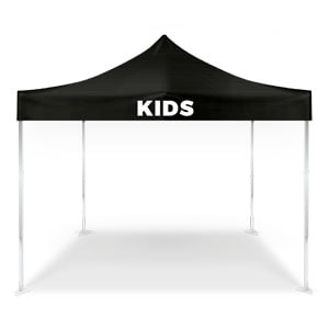 Black White Kids Pop Up Canopy Tents