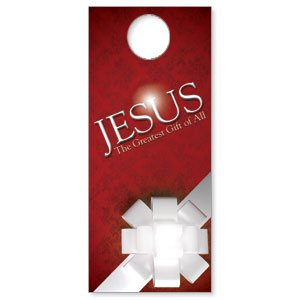 Jesus Greatest Gift DoorHangers