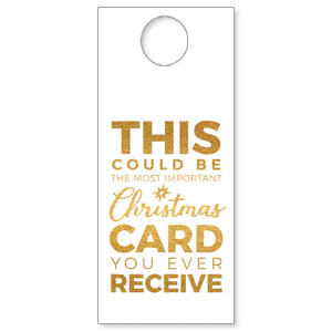 Christmas Gold Could Be DoorHangers