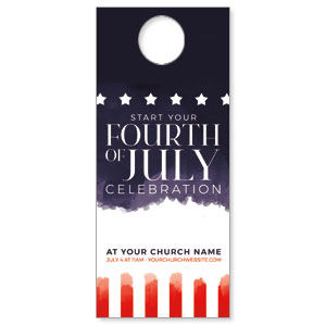 Fourth of July Paint DoorHangers