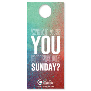 BTCS What Are You Doing Sunday DoorHangers