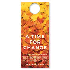 A Time for Change Fall Leaves 