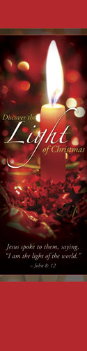 Banners, Christmas, Discover Chrismas Light , 2' x 8'