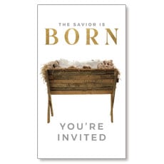 Born Manger Invite 