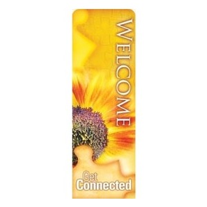 Get Connected - Welcome 2' x 6' Sleeve Banner