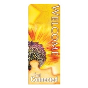 Get Connected - Welcome 2'7" x 6'7" Sleeve Banners