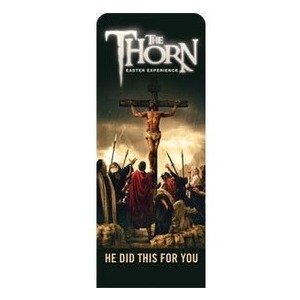 The Thorn Cross 2'7" x 6'7" Sleeve Banners