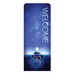 Deeper Iceberg Welcome 2'7" x 6'7" Sleeve Banners