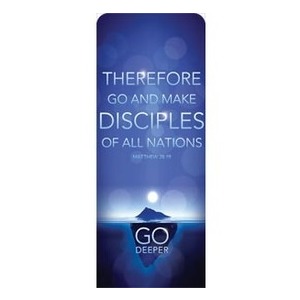 Deeper Iceberg Matt 28:19 2'7" x 6'7" Sleeve Banners