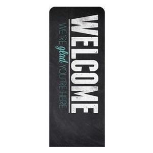 Slate Welcome 2'7" x 6'7" Sleeve Banners