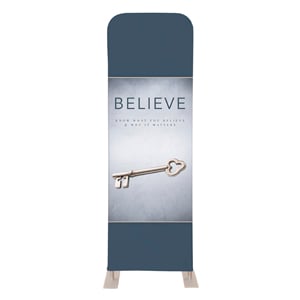 Believe Now Live the Story 2' x 6' Sleeve Banner