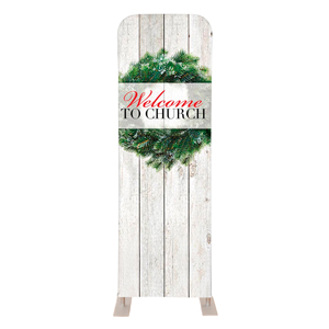 Wreath Set L 2' x 6' Sleeve Banner