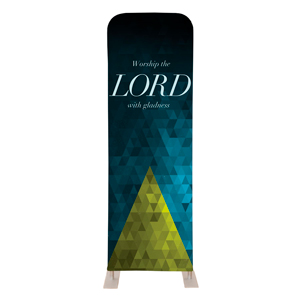 Majesty Triptych R 2' x 6' Sleeve Banner