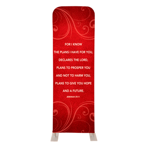 Flourish Jer 29:11 2' x 6' Sleeve Banner