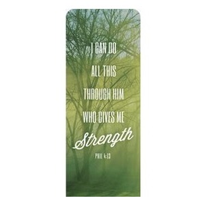 Phrases Phil 4:13 2'7" x 6'7" Sleeve Banners