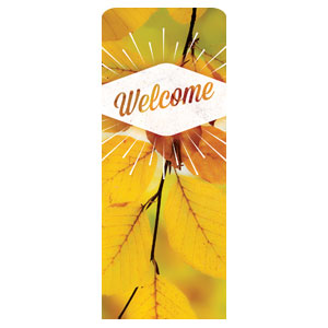 Welcome Burst 2'7" x 6'7" Sleeve Banners