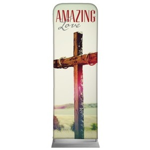 Amazing Love Cross 2' x 6' Sleeve Banner
