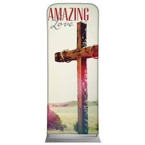 Amazing Love Cross 2'7" x 6'7" Sleeve Banners