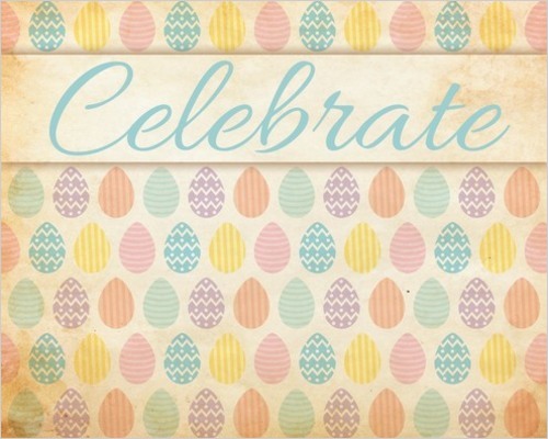 Easter Eggs Backdrop Banner - Church Banners - Outreach Marketing