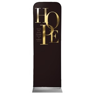 Gold Letters Hope 2' x 6' Sleeve Banner
