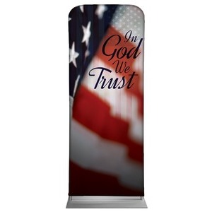 God We Trust 2'7" x 6'7" Sleeve Banners