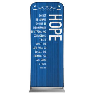 Painted Wood Hope 2'7" x 6'7" Sleeve Banners
