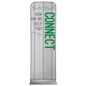 Painted Wood Connect 2' x 6' Sleeve Banner