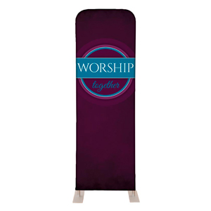 Together Circles Worship 2' x 6' Sleeve Banner
