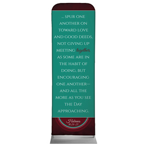 Together Circles Heb 10 2' x 6' Sleeve Banner