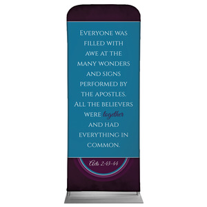 Together Circles Acts 2 2'7" x 6'7" Sleeve Banners