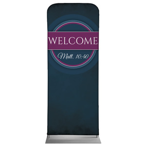 Together Circles Welcome 2'7" x 6'7" Sleeve Banners