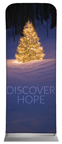 Banners, Christmas, Discover Hope Bright Tree, 2'7 x 6'7