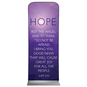 Advent Luke 2 Hope 2'7" x 6'7" Sleeve Banners