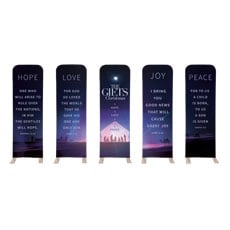 The Gifts of Christmas Advent 5 Banner Set 