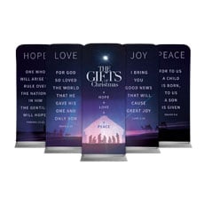 The Gifts of Christmas Advent 5 Banner Set 