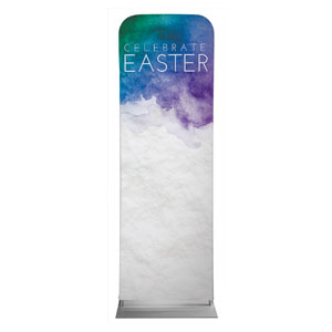 Celebrate Watercolor Easter 2' x 6' Sleeve Banner