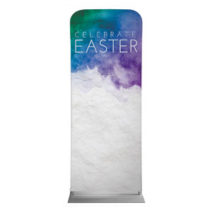 Celebrate Watercolor Easter 2'7" x 6'7" Sleeve Banners